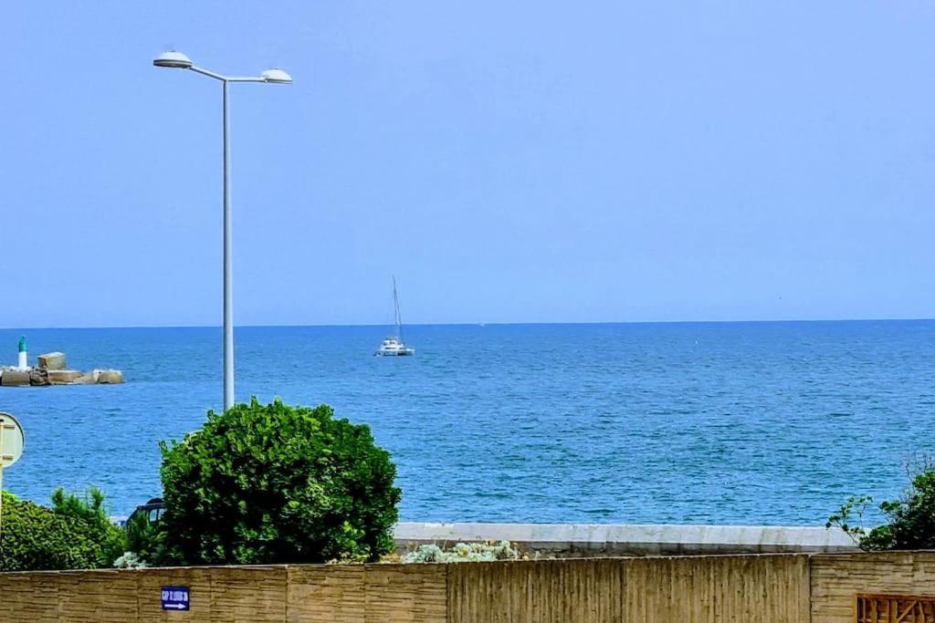 Le Marty 7 Vue Mer Centre Terrasse Garage Piscine Climatisation Sete Exterior photo